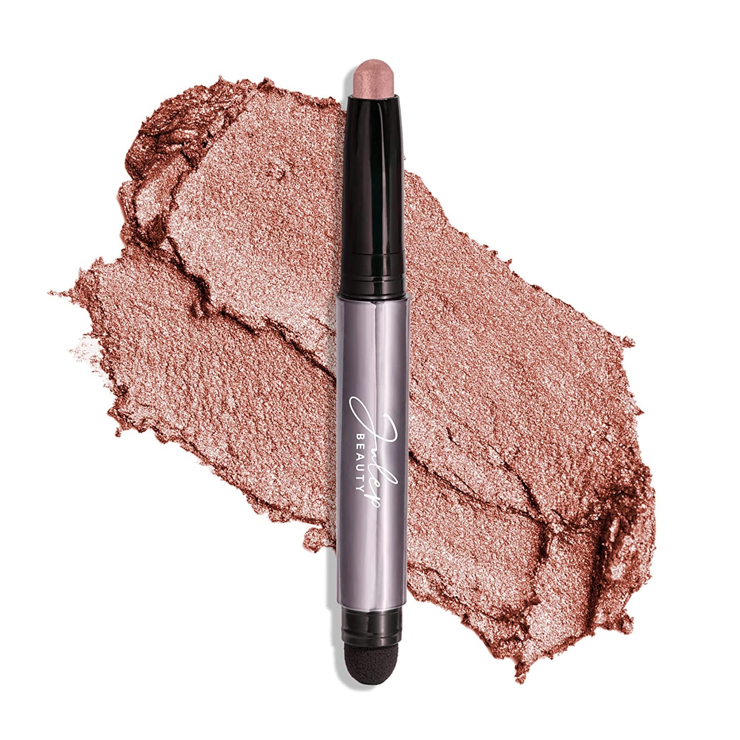 Eyeshadow 101 Cream-To-Powder Waterproof Shadow Stick – Rose Shimmer – Long-Lasting, Crease-Proof, Pearlescent Rose Shimmer Cream Eyeshadow with Built-In Smudger