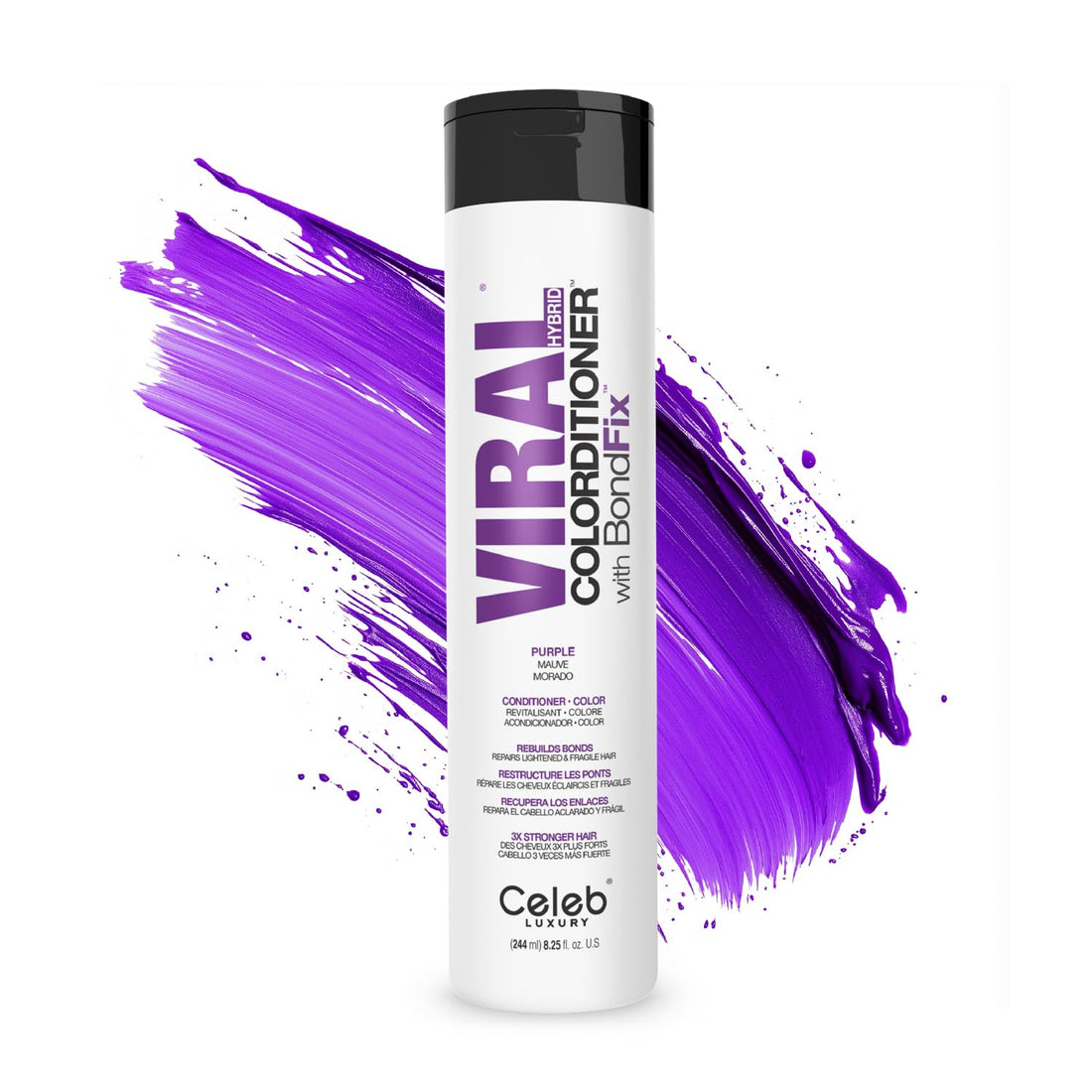 Color Depositing Conditioner - Color Refresher with Bondfix Bond Rebuilder, Viral and Gem Lites, Pairs with Colorwash