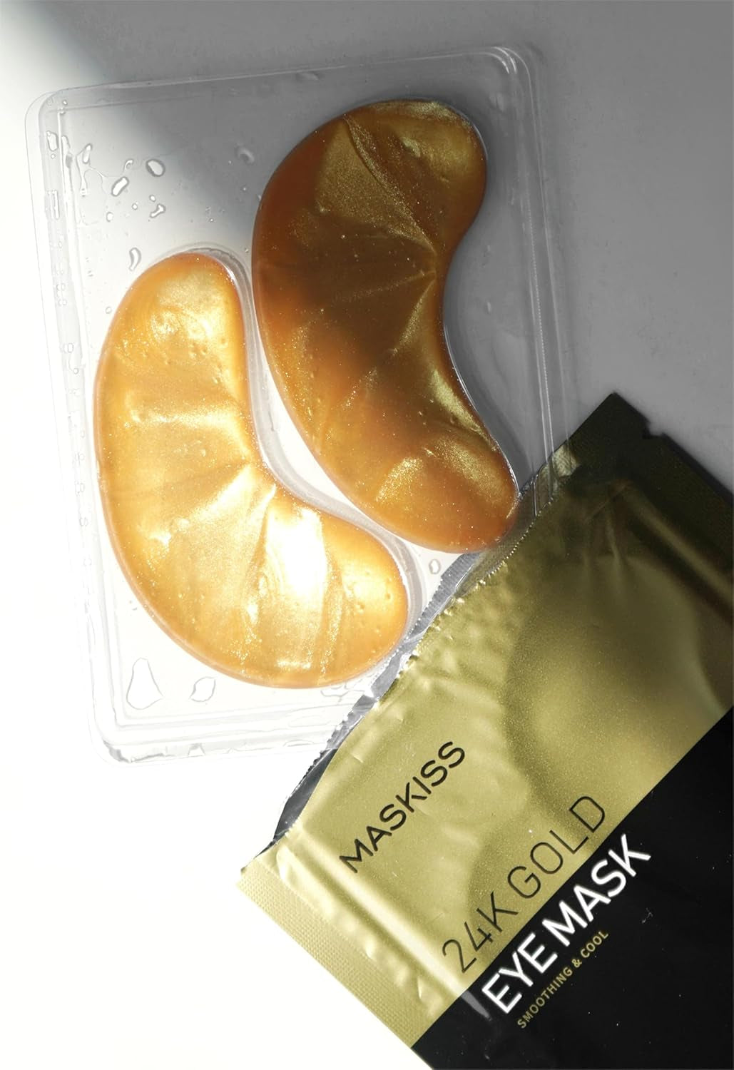 24K Gold under Eye Patches (50 Pairs), Eye Mask, Collagen Skin Care Products, Eye Patches for Puffy Eyes, Eye Masks for Dark Circles and Puffiness
