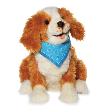 Companion Pet for Seniors - Lifelike Animatronic Dog - Realistic Soft-Touch Coat & Heartbeat - Therapy Stuffed Animal - Toy for Alzheimer'S & Dementia - Freckled Pup