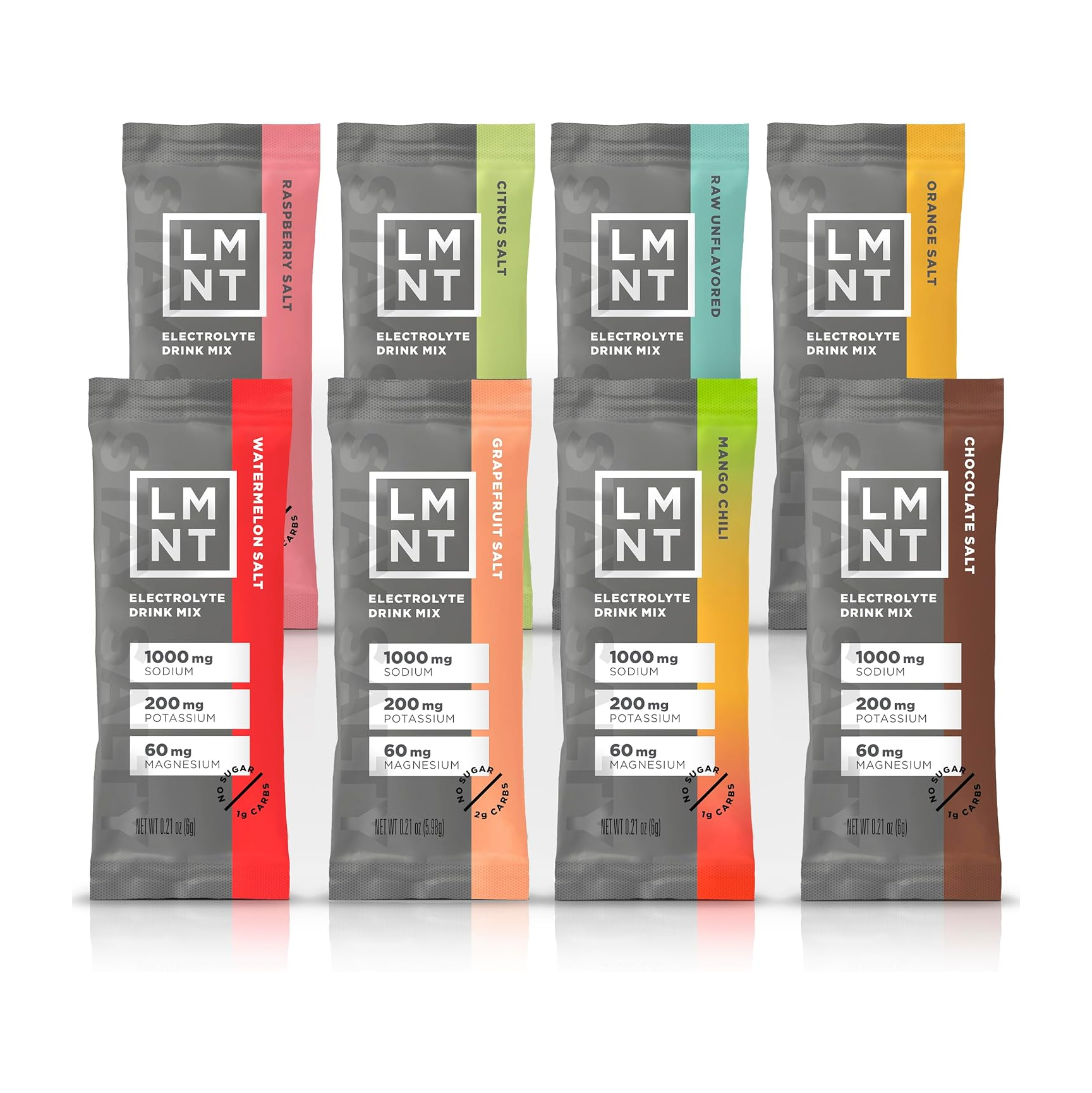 Zero Sugar Electrolytes - Sample Pack | Drink Mix | 8-Count