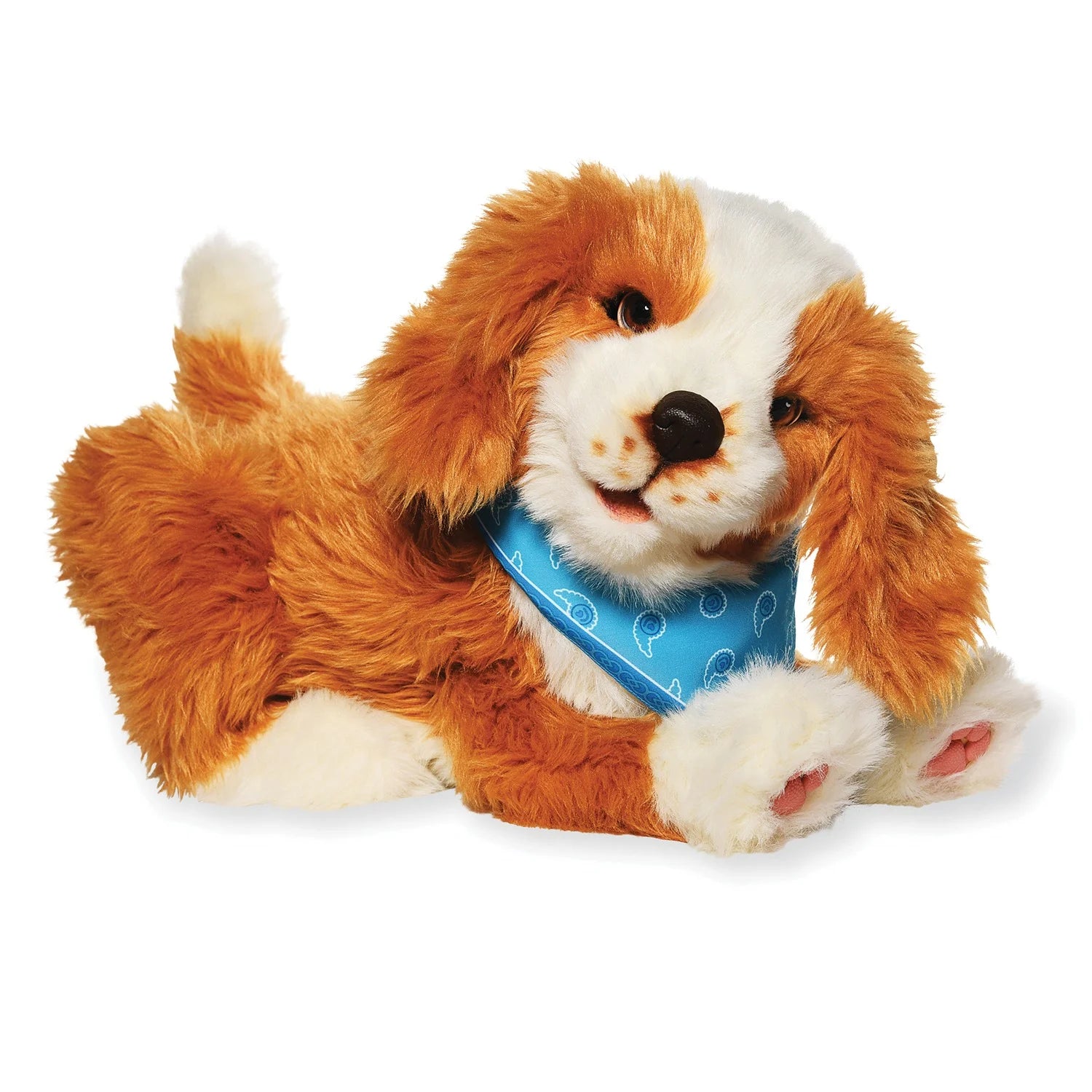 Companion Pet for Seniors - Lifelike Animatronic Dog - Realistic Soft-Touch Coat & Heartbeat - Therapy Stuffed Animal - Toy for Alzheimer'S & Dementia - Freckled Pup