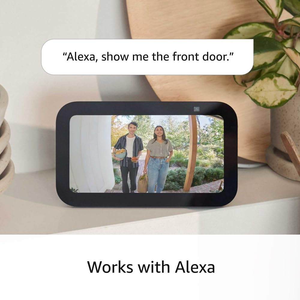 Battery Doorbell | Home or Business Security with Head-To-Toe Video, Live View with Two-Way Talk, and Motion Detection & Alerts (Newest Model), Satin Nickel