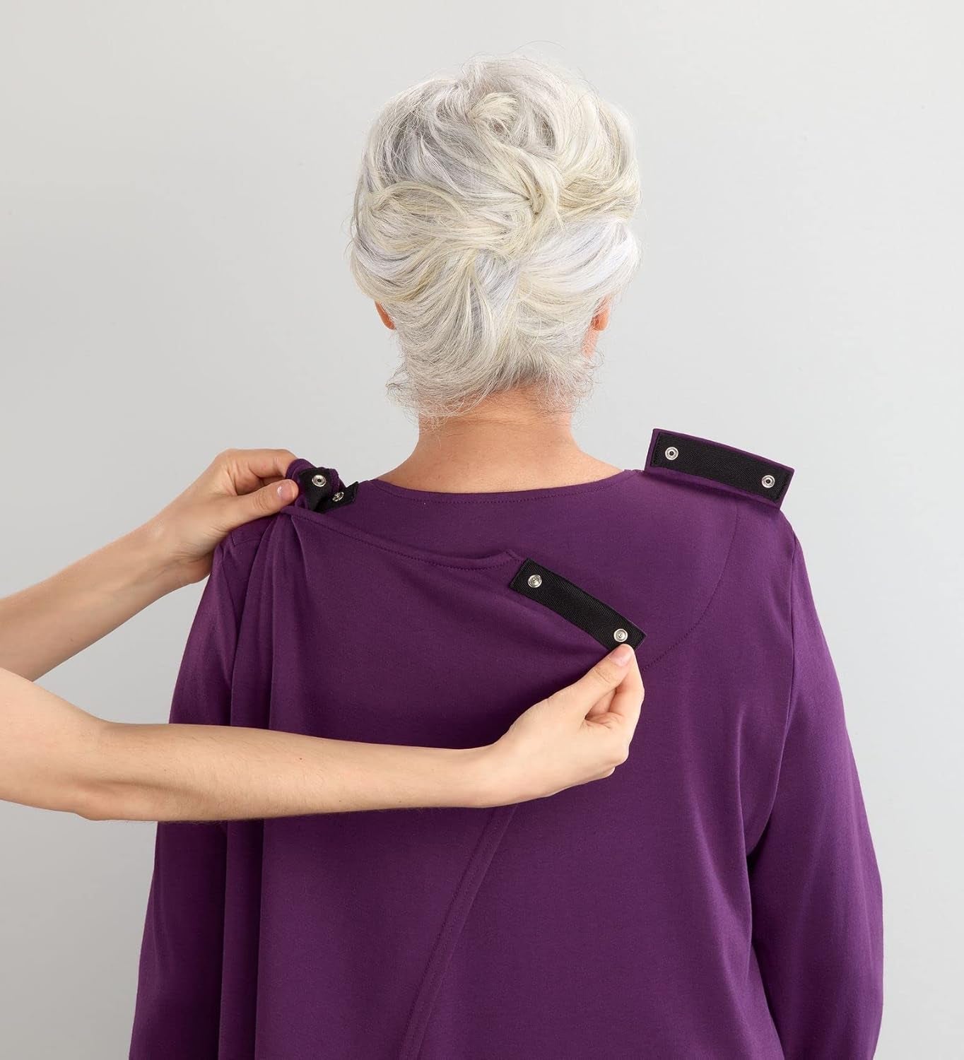Silverts Open-Back Hospital Gowns for Women – Comfortable, Dignified, Easy Dressing for Seniors & Patients - Lace Trim