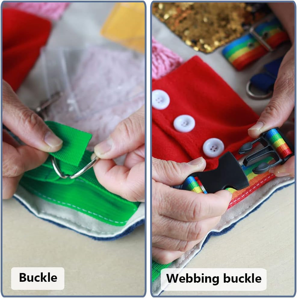 Fidget Blanket for Dementia Patients, Dementia Products for Elderly, Dementia Activities for Seniors, Alzheimers Toys, Gift for Elderly