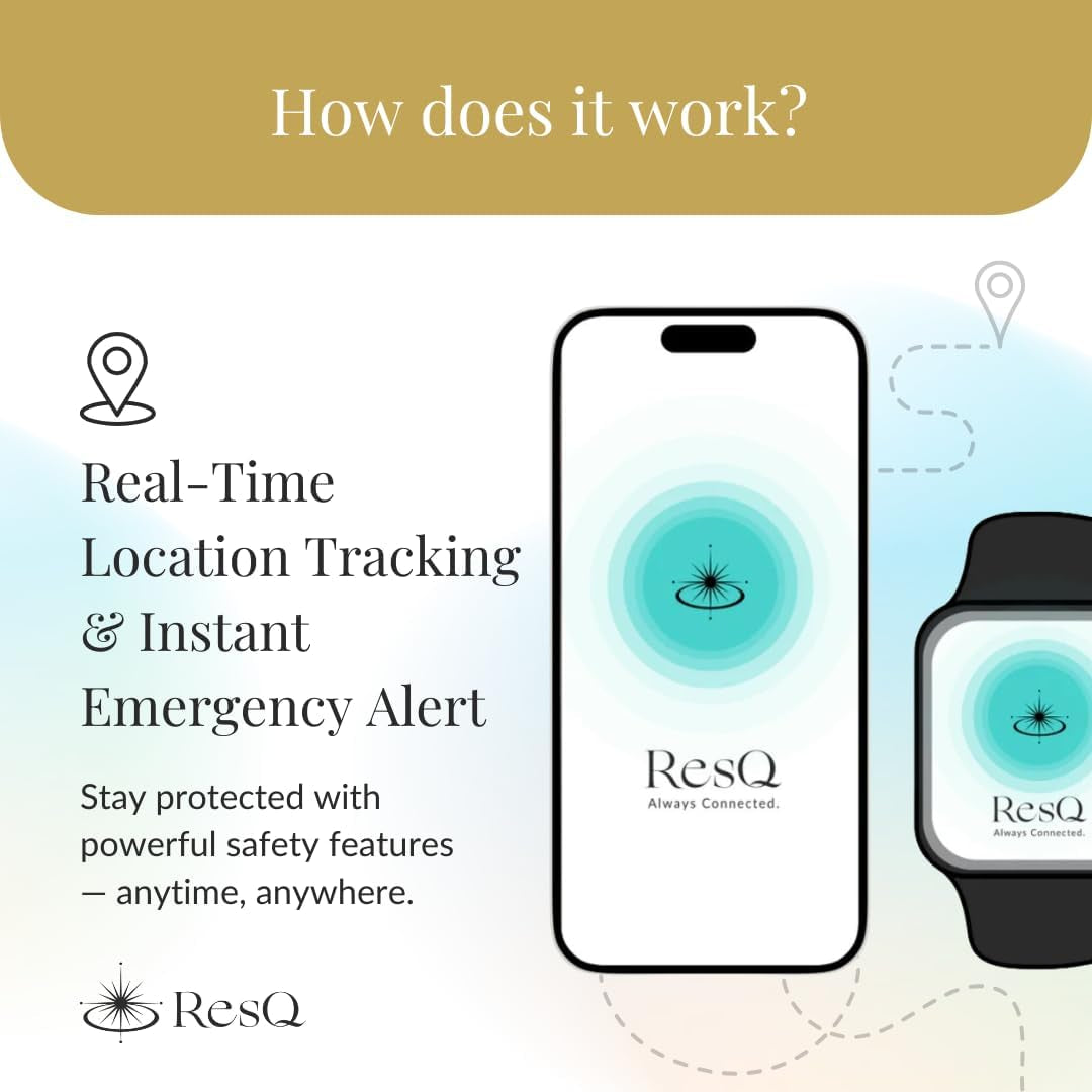 Jewelry, Shakti Smart Bluetooth Safety Necklace, Discreet Wearable Safety Device - GPS Location Tracking, Audio Recording, One Touch Activation