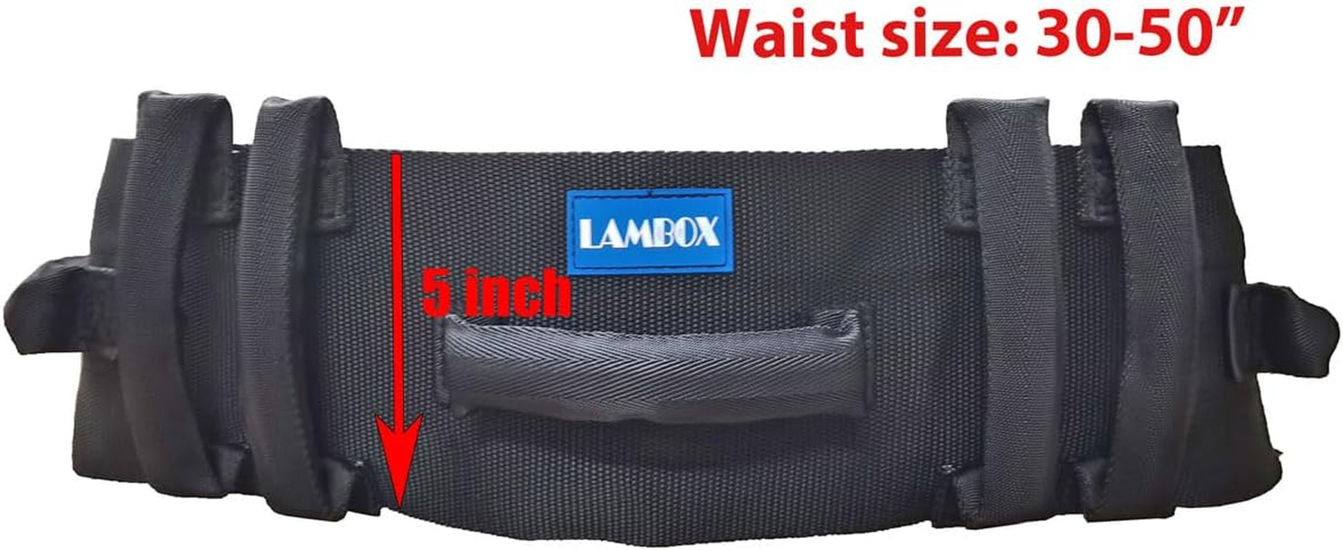Gait Belt Transfer Belt with 7 Nylon Padded Handles, Medical Nursing Safety Gait Assist Device for Elderly, Seniors, Physical Therapy (7 Soft Black Handles 60",Plastic Release Buckle)