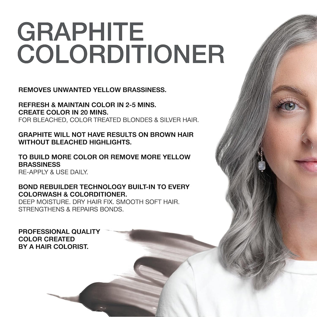 Color Depositing Conditioner - Color Refresher with Bondfix Bond Rebuilder, Viral and Gem Lites, Pairs with Colorwash