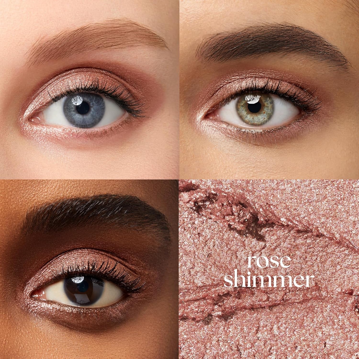 Eyeshadow 101 Cream-To-Powder Waterproof Shadow Stick – Rose Shimmer – Long-Lasting, Crease-Proof, Pearlescent Rose Shimmer Cream Eyeshadow with Built-In Smudger