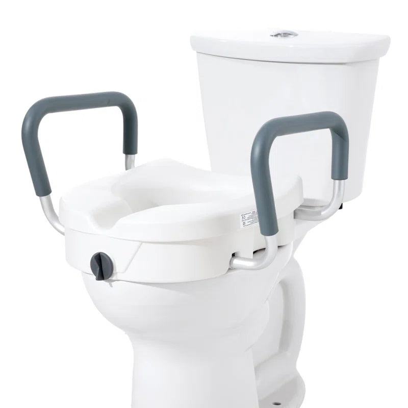 Raised Toilet Seat, 5" Height Raised, 350 Lbs Weight Capacity