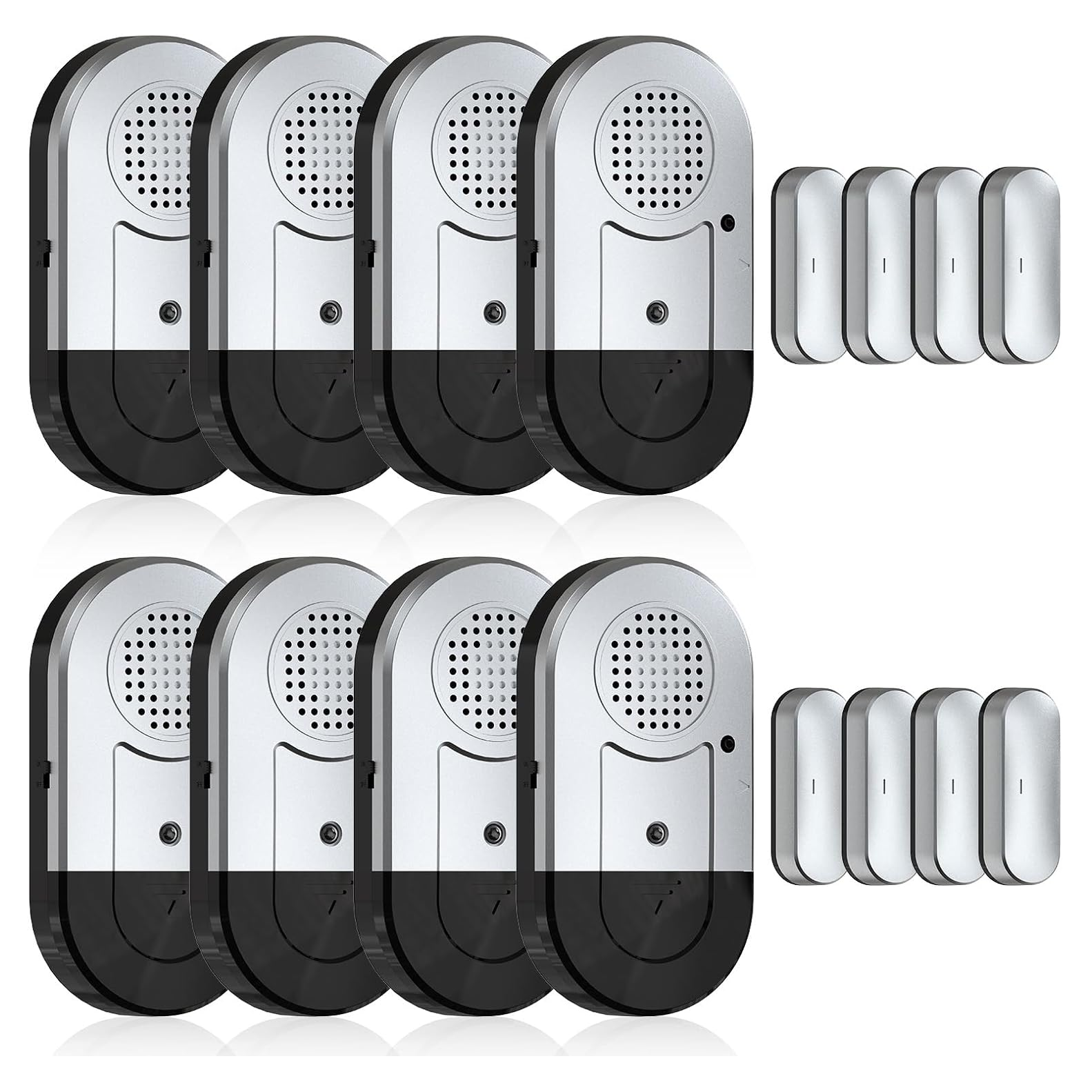 Door & Window Alarm Sensors – Easy Install Security Alerts for Home, Kids, Pool, Dementia & Travel Safety (8-Pack)