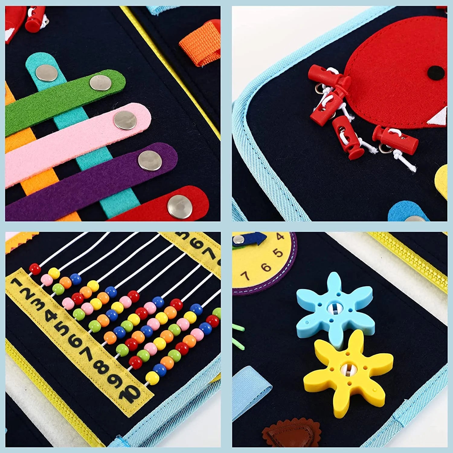 Fidget Blanket for Adults with Dementia,Dementia Activities for Seniors,Dementia Products for Elderly,Alzheimers Products,Alzheimers Activities,Toddler Busy Board,Autism Sensory Toys