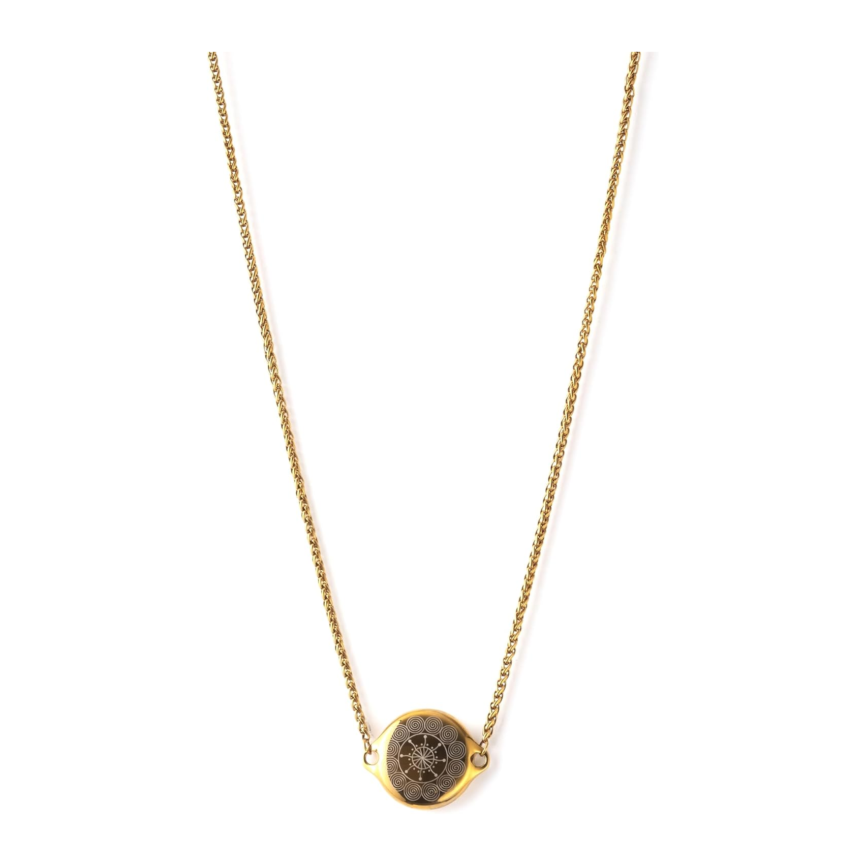 Shakti Smart Bluetooth Safety Necklace – Discreet Wearable Jewelry with GPS Tracking & One-Touch Alert