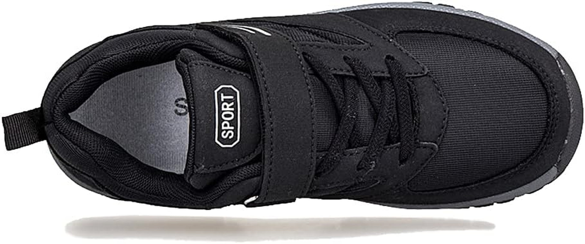 Men'S Comfortable Walking Shoes Non-Slip Safety Casual Sneakers for Elderly Strap Closure