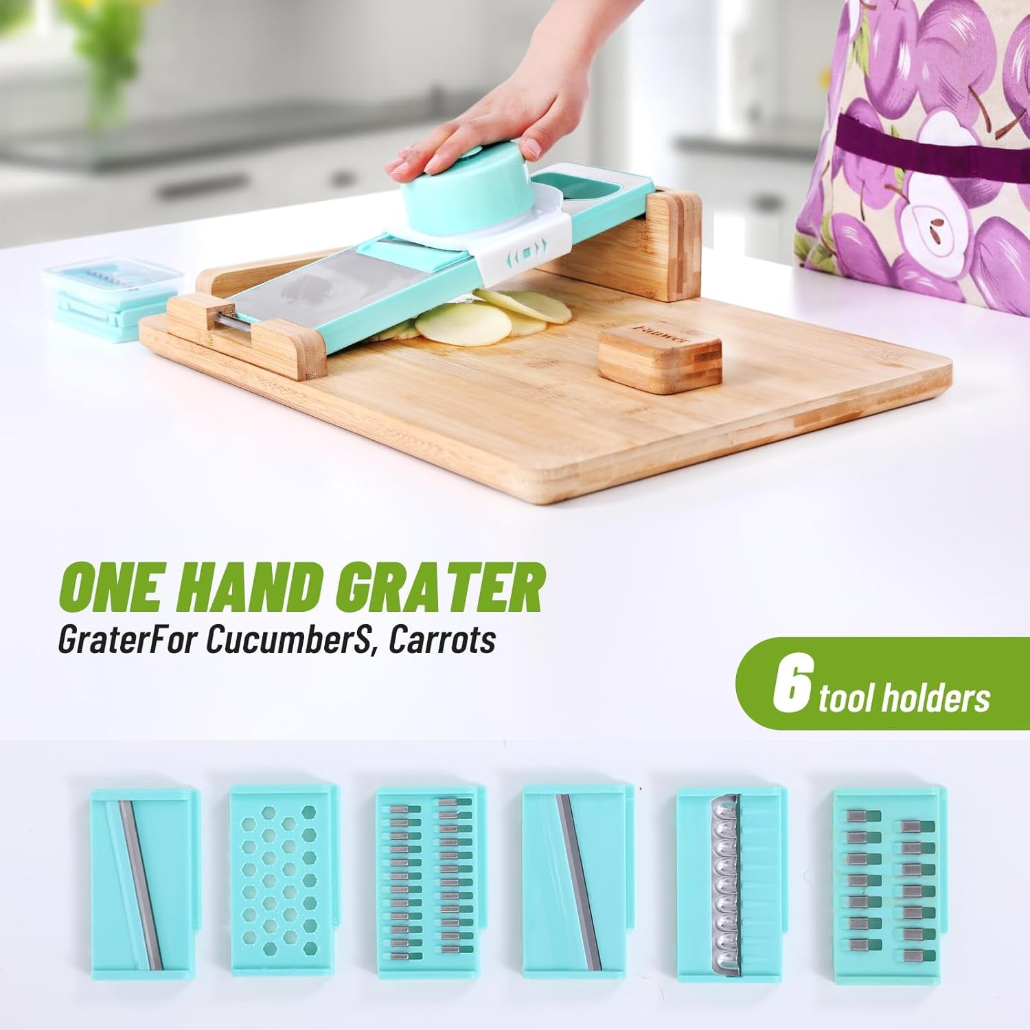 Adaptive One-Handed Cutting Board- Anti-Slip with Bread Stops & Spikes - Perfect for Amputees & Disabled - Single Handed for Effortless Cutting & Chopping - Handicapped Kitchen Board.