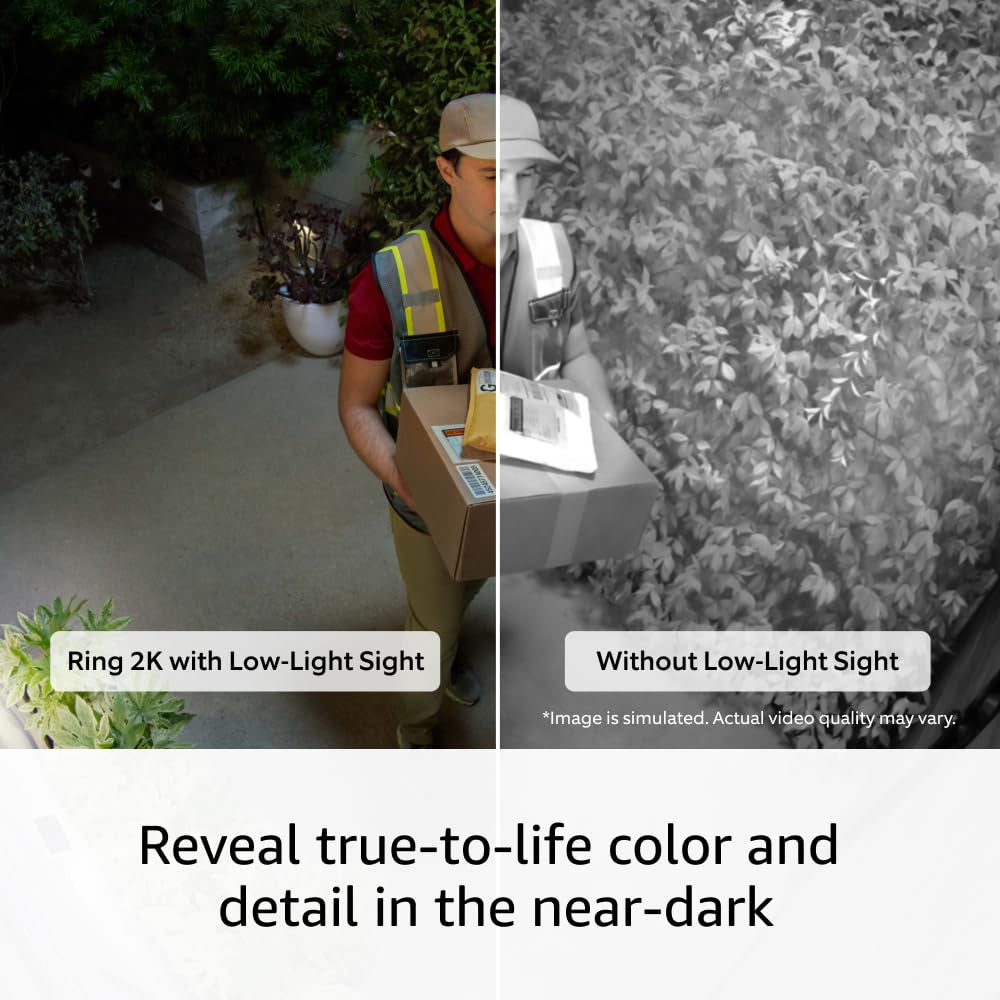 Introducing  Outdoor Cam Plus, Battery — Wide-Angle 2K Video with  Vision, Low-Light Sight for Full-Color Night Vision, Mount-Anywhere Versatility, Black