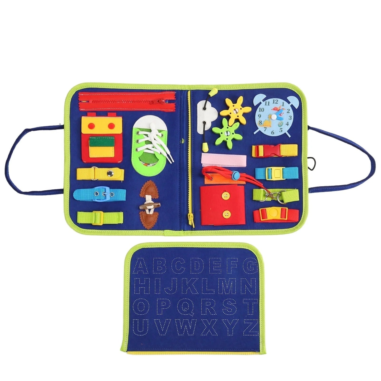 Fidget Blanket for Dementia Alzheimers， Sensory Blanket for Adults with Dementia， Aids in Therapy of Autism and Elderly with Alzheimers， Sensory Stimulation and Memory Loss Anxiety Relief