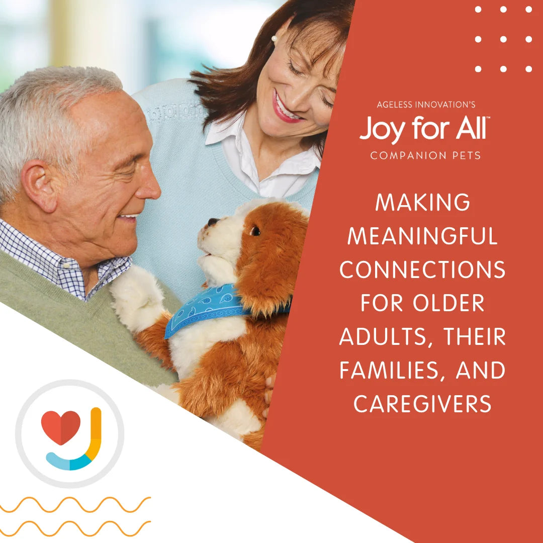 Companion Pet for Seniors - Lifelike Animatronic Dog - Realistic Soft-Touch Coat & Heartbeat - Therapy Stuffed Animal - Toy for Alzheimer'S & Dementia - Freckled Pup