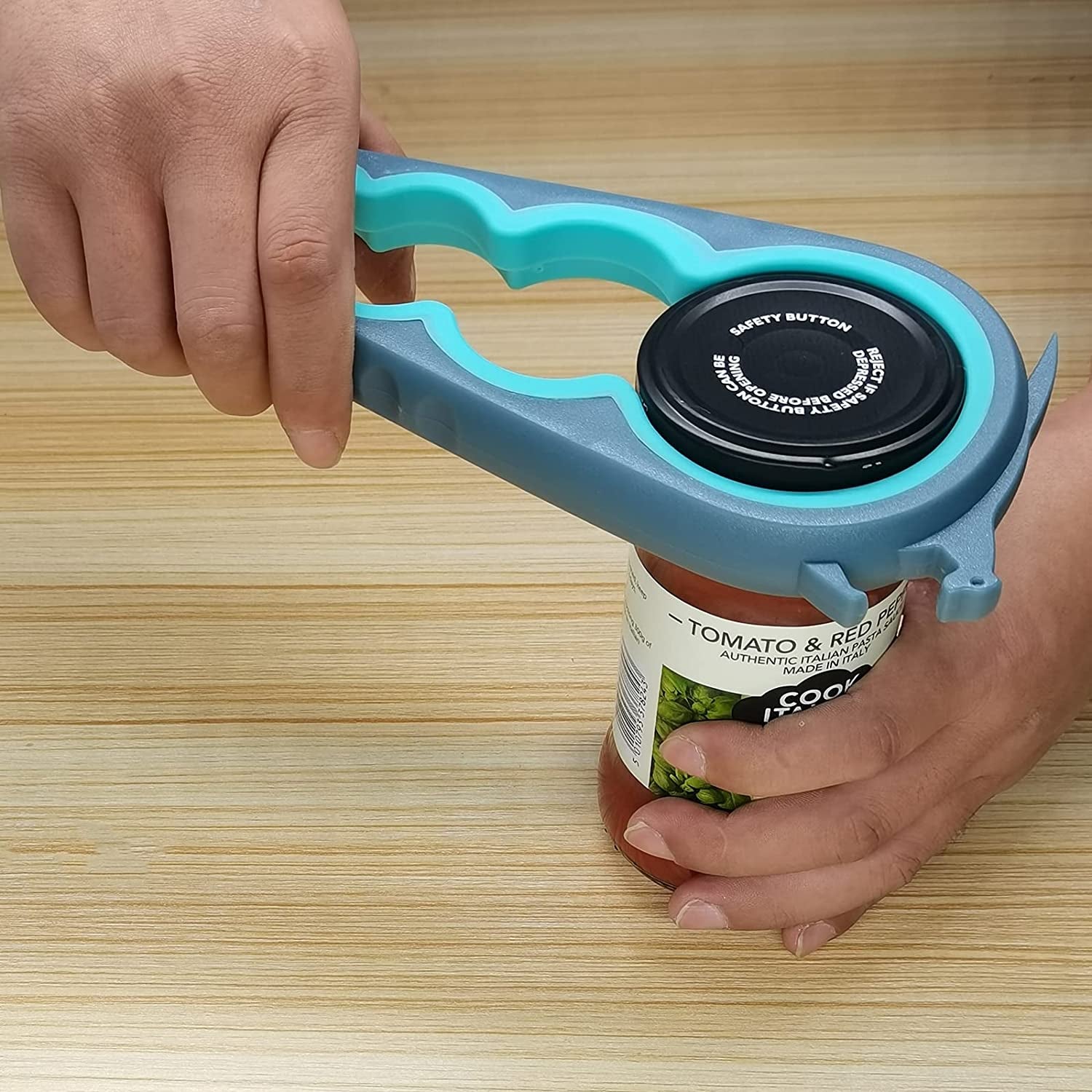 Jar Opener Bottle Opener and Can Opener for Weak Hands,Seniors with Arthritis, Elderly, Jar Lid Opener Gadgets with Rubber Jar Opener Gripper Pad and Corkscrew Opener