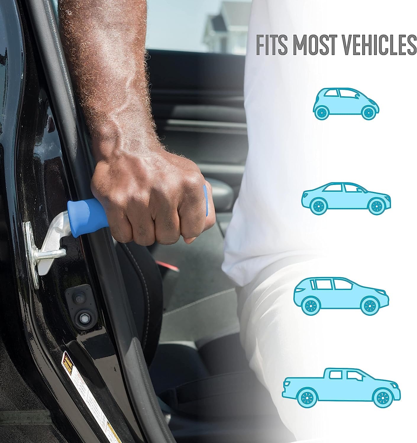 Able Life Vehicle Support Handle and Mobility Aid, Portable Car Assist Grab Bar for Sit-To-Stand Assistance, Ideal for Seniors and Adults, Durable Door Handle Support with Ergonomic Design