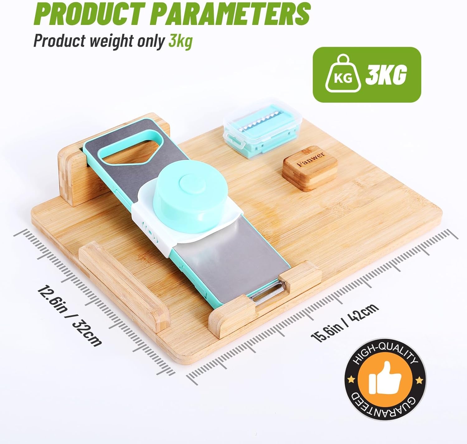 Adaptive One-Handed Cutting Board- Anti-Slip with Bread Stops & Spikes - Perfect for Amputees & Disabled - Single Handed for Effortless Cutting & Chopping - Handicapped Kitchen Board.